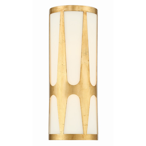 Crystorama Lighting Royston Antique Gold LED Sconce