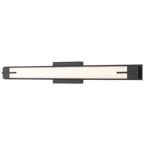 Z-Lite Chase Matte Black LED Vertical Bathroom Light