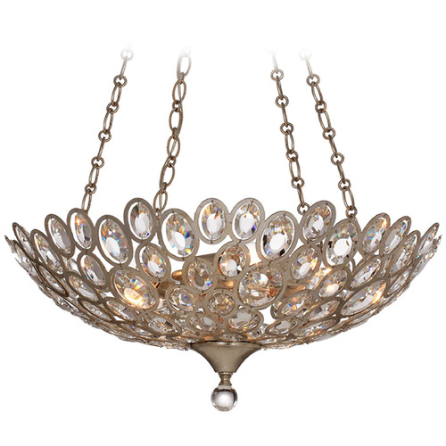 Crystorama Lighting Sterling Distressed Twilight Chandelier