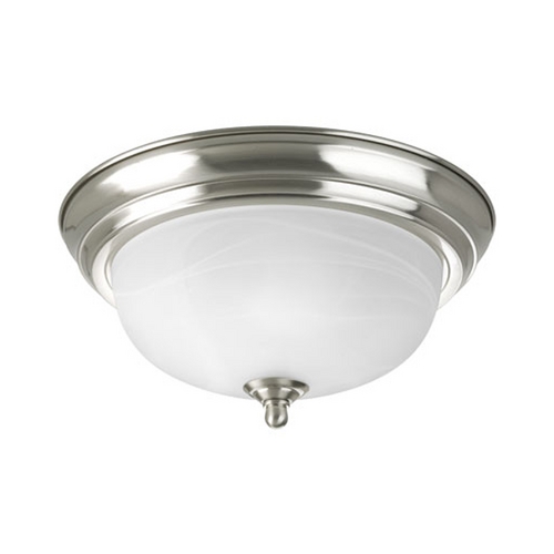 Progress Lighting 11.38-Inch Flush Mount in Brushed Nickel by Progress Lighting P3924-09