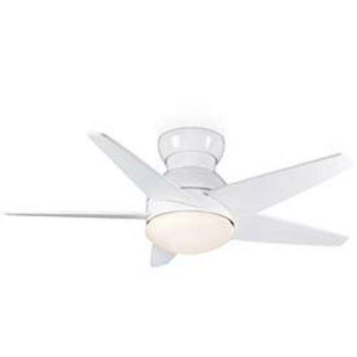 Isotope 44-Inch LED Hugger Fan in Fresh White by Casablanca Fan Co