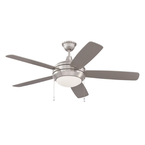Helios Brushed Polished Nickel LED Ceiling Fan by Craftmade Lighting
