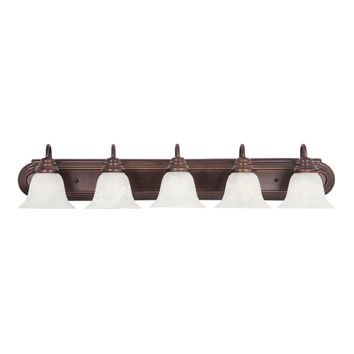 Essentials Oil Rubbed Bronze Bathroom Light by Maxim Lighting