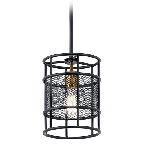 Piston 8-Inch Black Pendant by Kichler Lighting