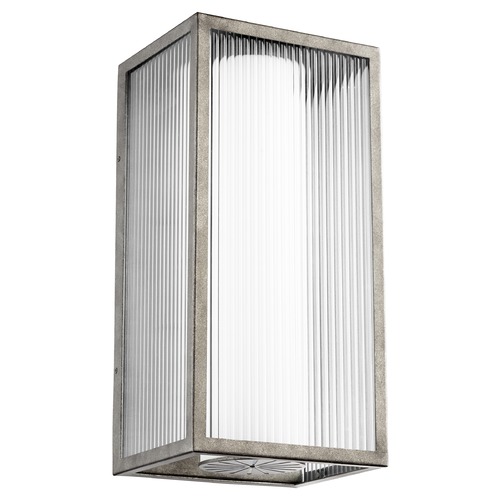 Quorum Lighting Maestro Weathered Zinc LED Outdoor Wall Light by Quorum Lighting 9717-11-37