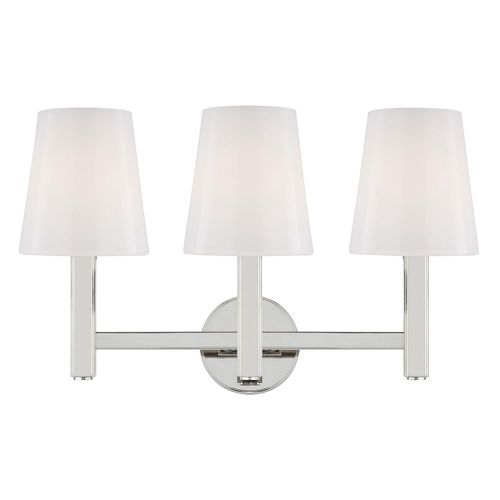 Thomas O'Brien Logan 19.50-Inch Polished Nickel Bath Vanity by Visual Comfort Studio