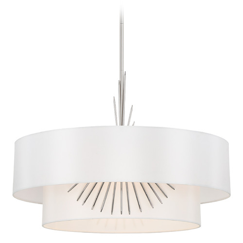 George Kovacs Lighting Gramercy 26-Inch Pendant in Polished Nickel by George Kovacs P5394-613