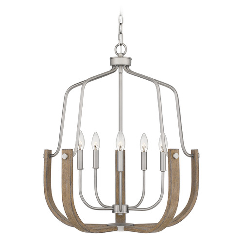 Quoizel Lighting Challis Chandelier in Antique Nickel by Quoizel Lighting CIS5025AN