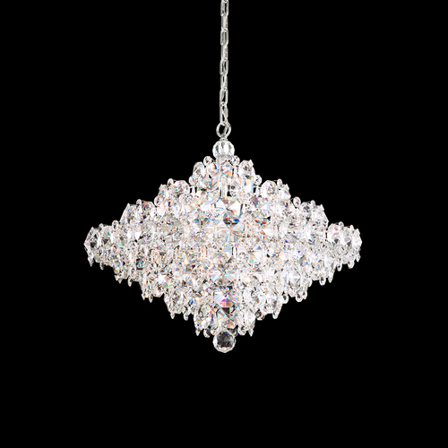 Schonbek Lighting Baronet 24-Inch Crystal Chandelier in Polished Stainless by Schonbek BN1024N-401O