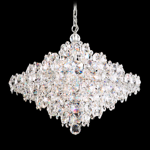 Schonbek Lighting Baronet 24-Inch Crystal Chandelier in Polished Stainless by Schonbek BN1024N-401O