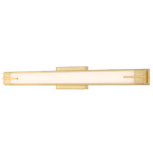 Z-Lite Chase Modern Gold LED Vertical Bathroom Light