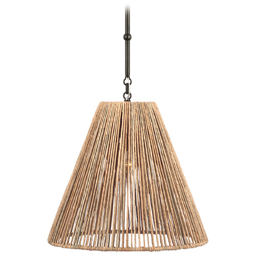 Goodman Bronze Natural Medium Hanging Light