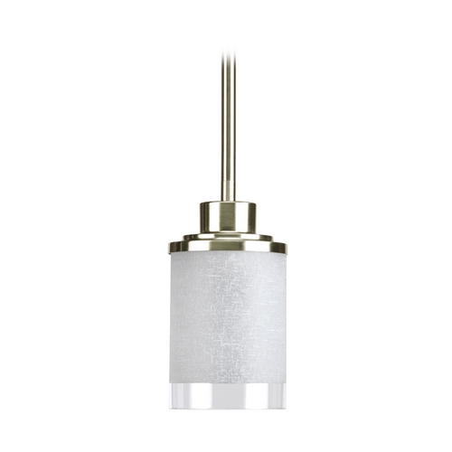 Progress Lighting Alexa Mini Pendant in Brushed Nickel by Progress Lighting P5147-09