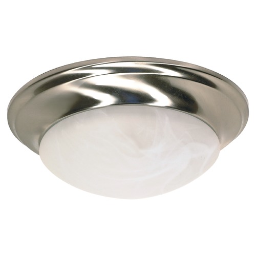 12-Inch Brushed Nickel Flush Mount by Nuvo Lighting