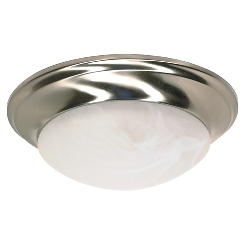 Nuvo Lighting 12-Inch Brushed Nickel Flush Mount by Nuvo Lighting 60/283