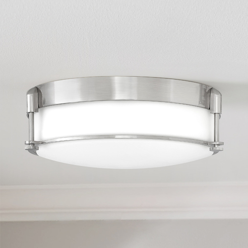 Colbin 16.50-Inch Brushed Nickel Flush Mount by Hinkley Lighting