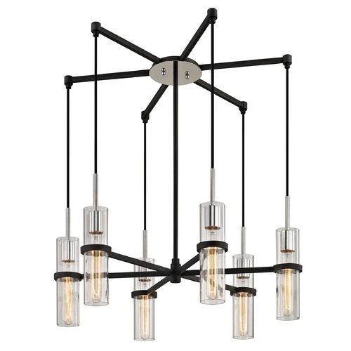 Troy Lighting Xavier Vintage Iron Multi-Light Pendant by Troy Lighting F6196