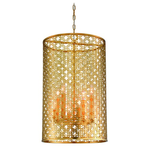 Metropolitan Lighting Blairmoor 8-Light Pendant in Honey Gold by Metropolitan Lighting N7787-248