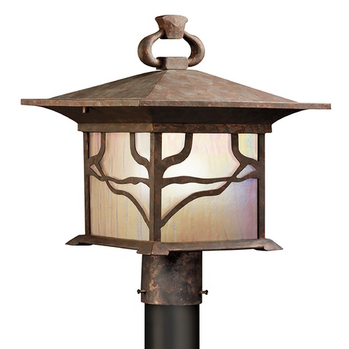 Kichler Lighting Morris 14.75-Inch Distressed Copper Post Light by Kichler Lighting 9920DCO