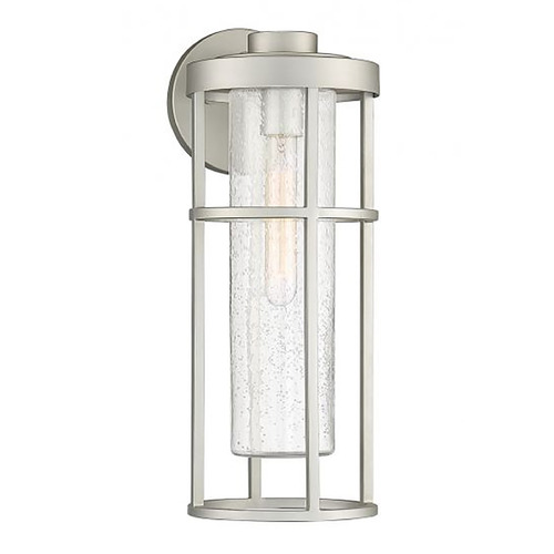 Encompass Satin Aluminum Outdoor Wall Light by Craftmade Lighting