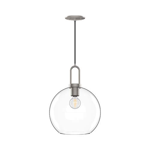 Alora Lighting Soji Brushed Nickel Mini-Pendant Light with Globe Shade