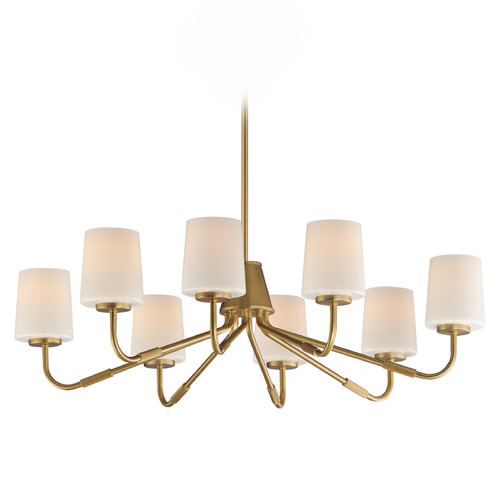 Maxim Lighting Maxim Lighting Durham Natural Aged Brass Chandelier 12698WTNAB