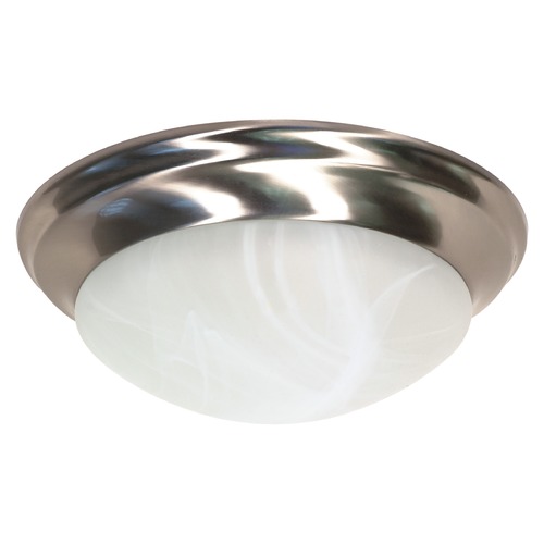 14-Inch Brushed Nickel Flush Mount by Nuvo Lighting