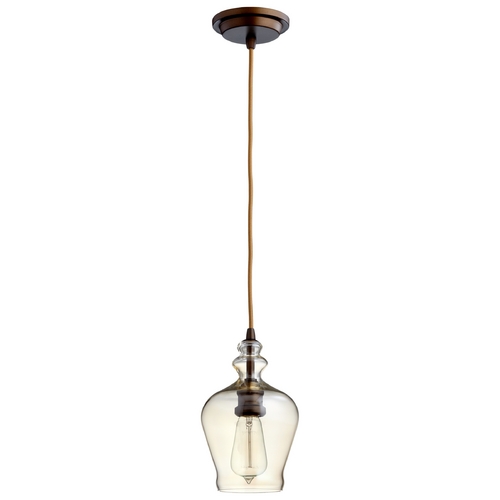 Calista Oiled Bronze Mini Pendant by Cyan Design