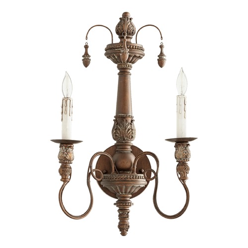 Quorum Lighting Salento Vintage Copper Sconce by Quorum Lighting 5506-2-39