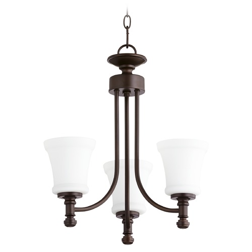 Rossington Oiled Bronze Chandelier by Quorum Lighting