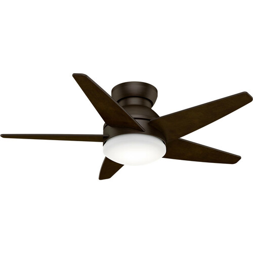 Isotope 44-Inch LED Hugger Fan in Brushed Cocoa by Casablanca Fan Co