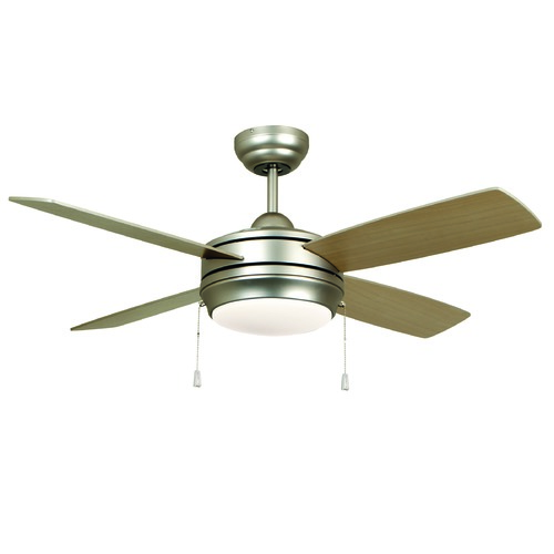 Craftmade Lighting Laval 44-Inch Brushed Satin Nickel LED Fan by Craftmade Lighting LAV44BN4LK-LED