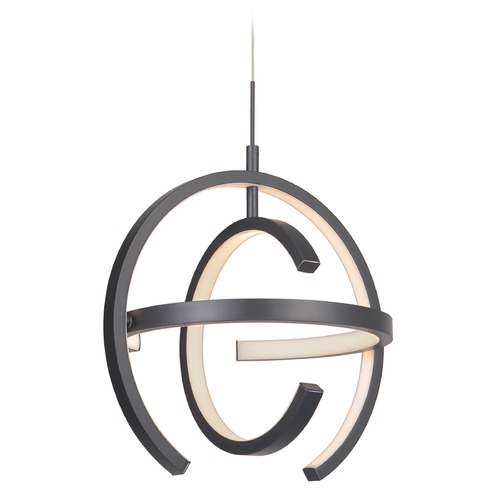 Dolby 13.75-Inch Matte Black LED Pendant by Craftmade Lighting