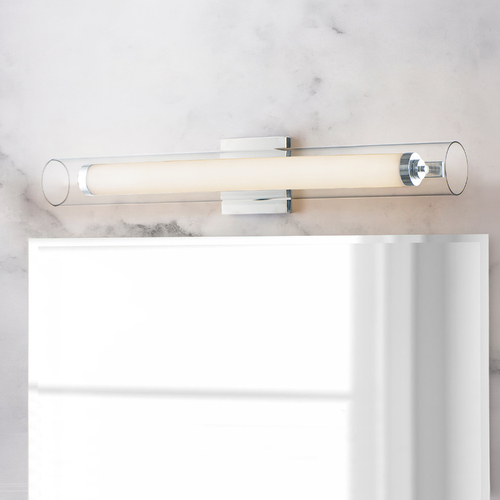 Centrum 24-Inch LED Vanity Light in Polished Chrome by ET2 Lighting