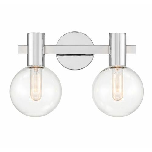 Wright 15.50-Inch Bath Light in Chrome by Savoy House