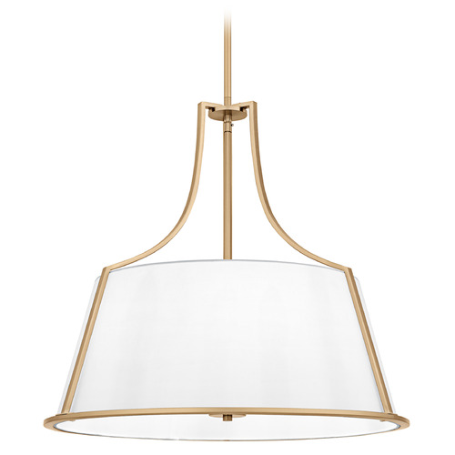Quoizel Lighting Harte Bronze Gold Pendant Light with Empire Shade