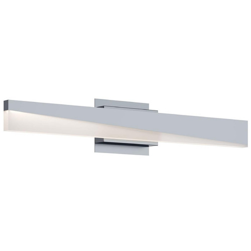 AFX Lighting Afx Lighting Slant Satin Nickel LED Vertical Bathroom Light SLNV2403LAJUDSN