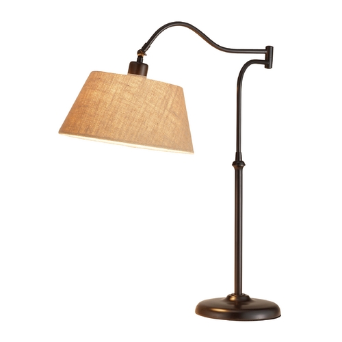 Adesso Home Lighting Rodeo Antique Bronze Swing Arm Lamp