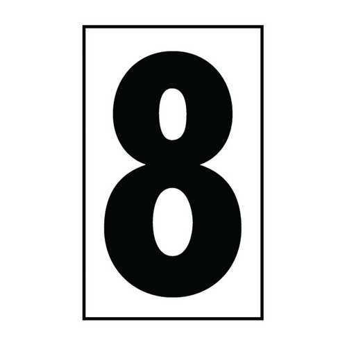 Address Number Tile 8 in White by Generation Lighting