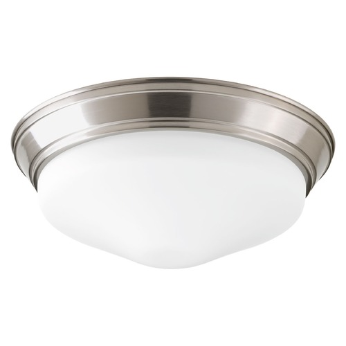 Progress Lighting 11-Inch LED Flush Mount in Brushed Nickel by Progress Lighting P350053-009-30