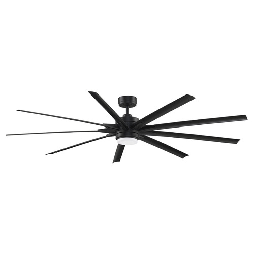 Fanimation Fans Odyn 84 Black LED Ceiling Fan with Light