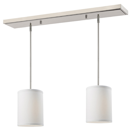 Z-Lite Albion Brushed Nickel Multi-Light Pendant by Z-Lite 171-6-2W-SQ