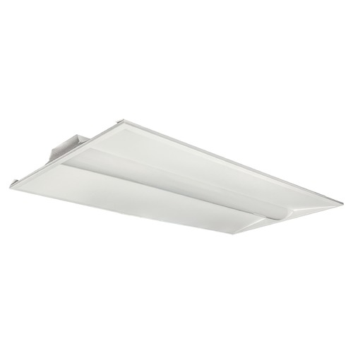 2X4 Single-Basket LED Troffer with Selectable CCT 0-10V Dimmable 120-277V by Satco Lighting