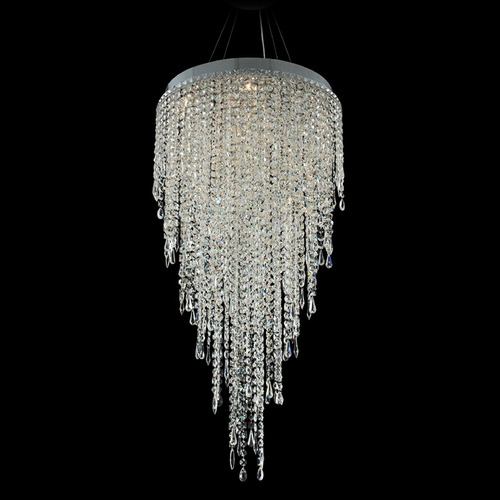 Allegri Crystal Tenuta Polished Chrome Pendant Light