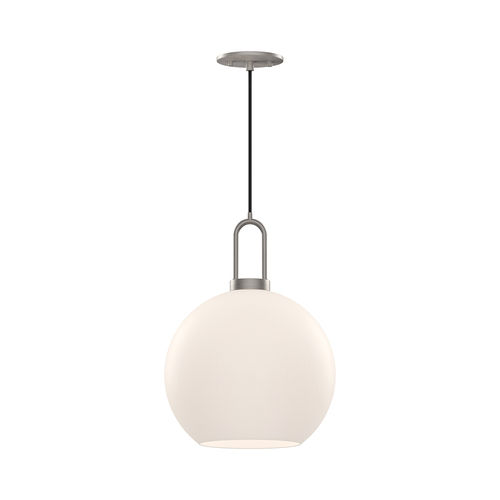 Alora Lighting Soji Brushed Nickel Mini-Pendant Light with Globe Shade