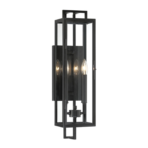 Knoll Road Coal Outdoor Wall Light by Minka Lavery