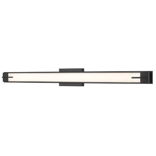 Z-Lite Chase Matte Black LED Vertical Bathroom Light