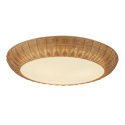 Alora Lighting Merida Rattan Flushmount Light