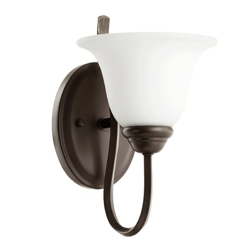 Spencer Oiled Bronze Sconce by Quorum Lighting
