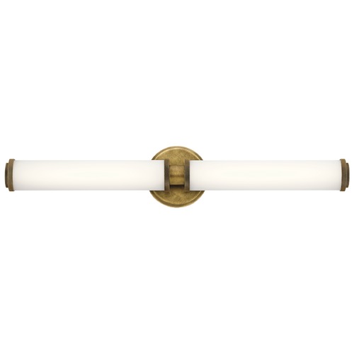 Indeco 27-Inch Natural Brass LED Vanity Light by Kichler Lighting